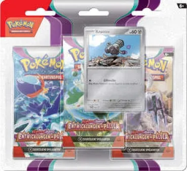 Pokemon Entwicklungen in Paldea 3-Pack Blister Knattox